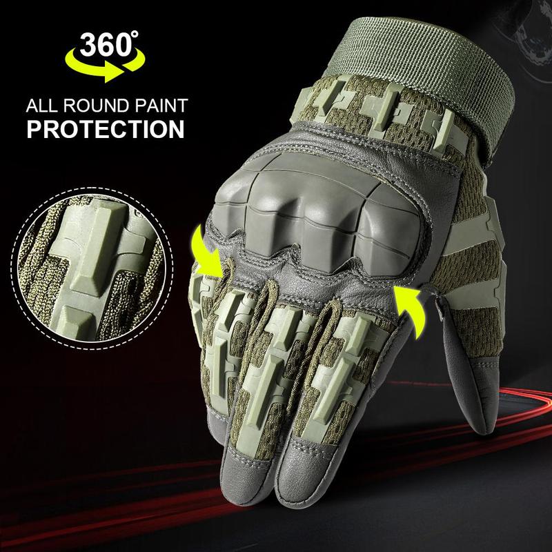 Outdoor Sports Gloves, High Sensitivity Touch Screen Pu Leather Outdoor Mountaineering Training Gloves, Hunting Cycling Sports Gloves, Tactical Gloves, Men Gifts Ideas, Gym Accessories, Hobbies Ideas, Running Essentials, Protective Gear