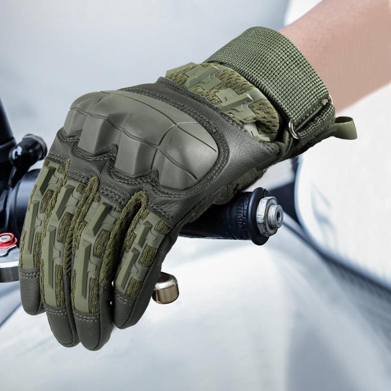 Outdoor Sports Gloves, High Sensitivity Touch Screen Pu Leather Outdoor Mountaineering Training Gloves, Hunting Cycling Sports Gloves, Tactical Gloves, Men Gifts Ideas, Gym Accessories, Hobbies Ideas, Running Essentials, Protective Gear