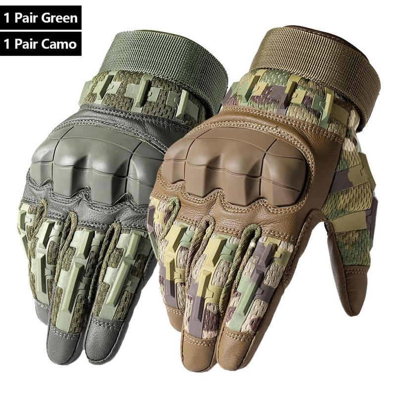 Outdoor Sports Gloves, High Sensitivity Touch Screen Pu Leather Outdoor Mountaineering Training Gloves, Hunting Cycling Sports Gloves, Tactical Gloves, Men Gifts Ideas, Gym Accessories, Hobbies Ideas, Running Essentials, Protective Gear