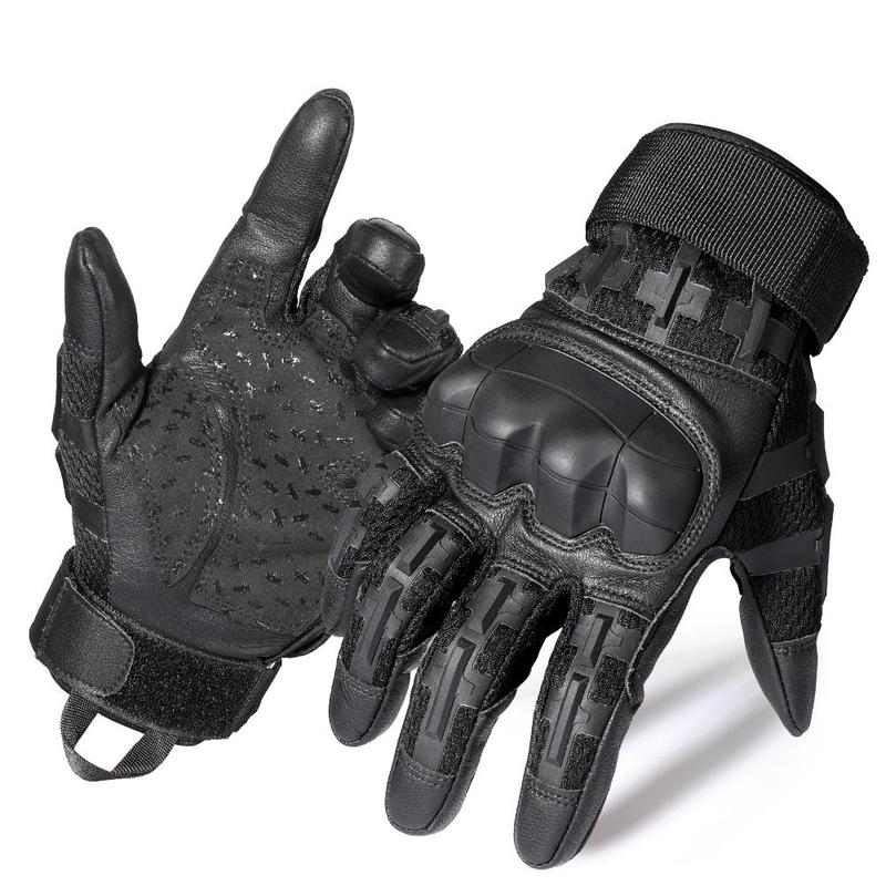 Outdoor Sports Gloves, High Sensitivity Touch Screen Pu Leather Outdoor Mountaineering Training Gloves, Hunting Cycling Sports Gloves, Tactical Gloves, Men Gifts Ideas, Gym Accessories, Hobbies Ideas, Running Essentials, Protective Gear