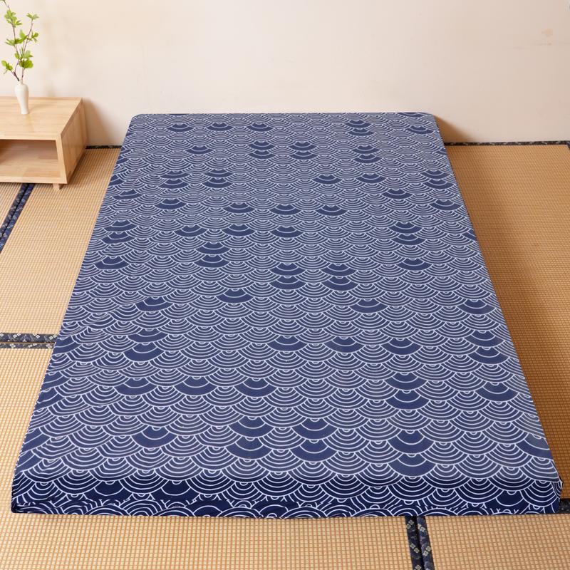【Mother's Day Gift】Naudacaa Japanese Floor Mattress Futon with Cover, 3.5"/4" Thicken Foldable Roll-Up Sleeping Pad, Floor Lounger Bed for Couches & Sofas