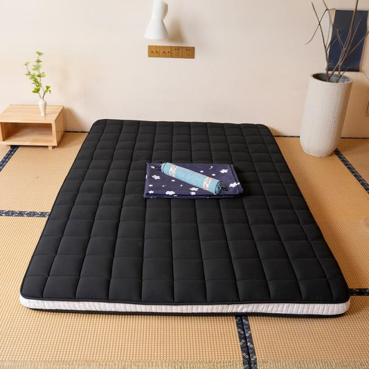 【Mother's Day Gift】Naudacaa Japanese Floor Mattress Futon with Cover, 3.5"/4" Thicken Foldable Roll-Up Sleeping Pad, Floor Lounger Bed for Couches & Sofas
